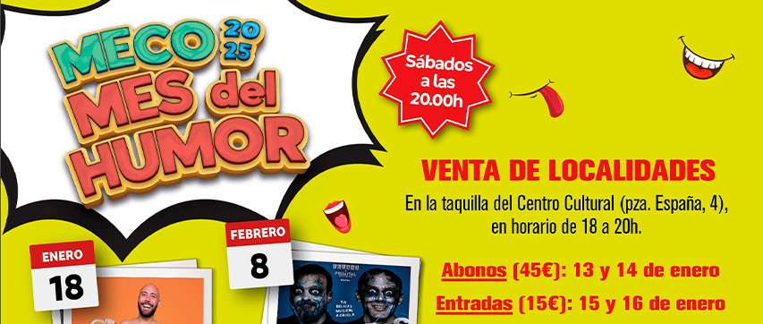 El Mes del Humor de Meco se convierte en un cuatrimestre de carcajadas