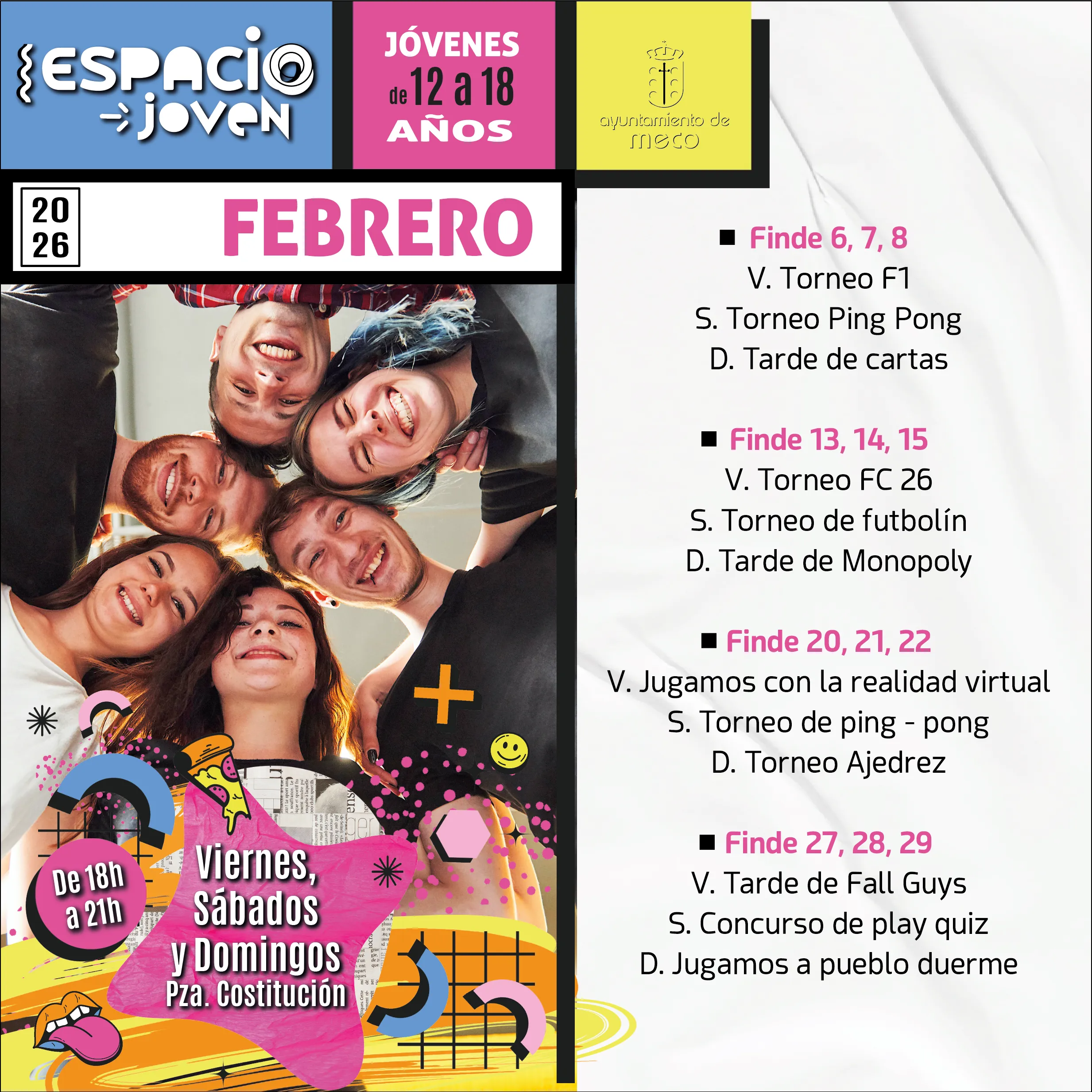 Espacio Joven Febrero 2026